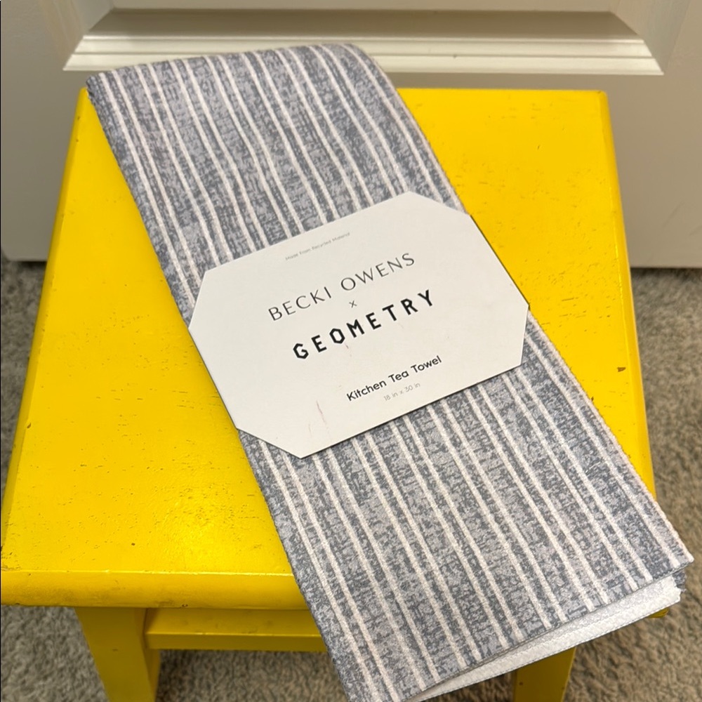 Becki Owens + Geometry Striped Kitchen Tea Towel